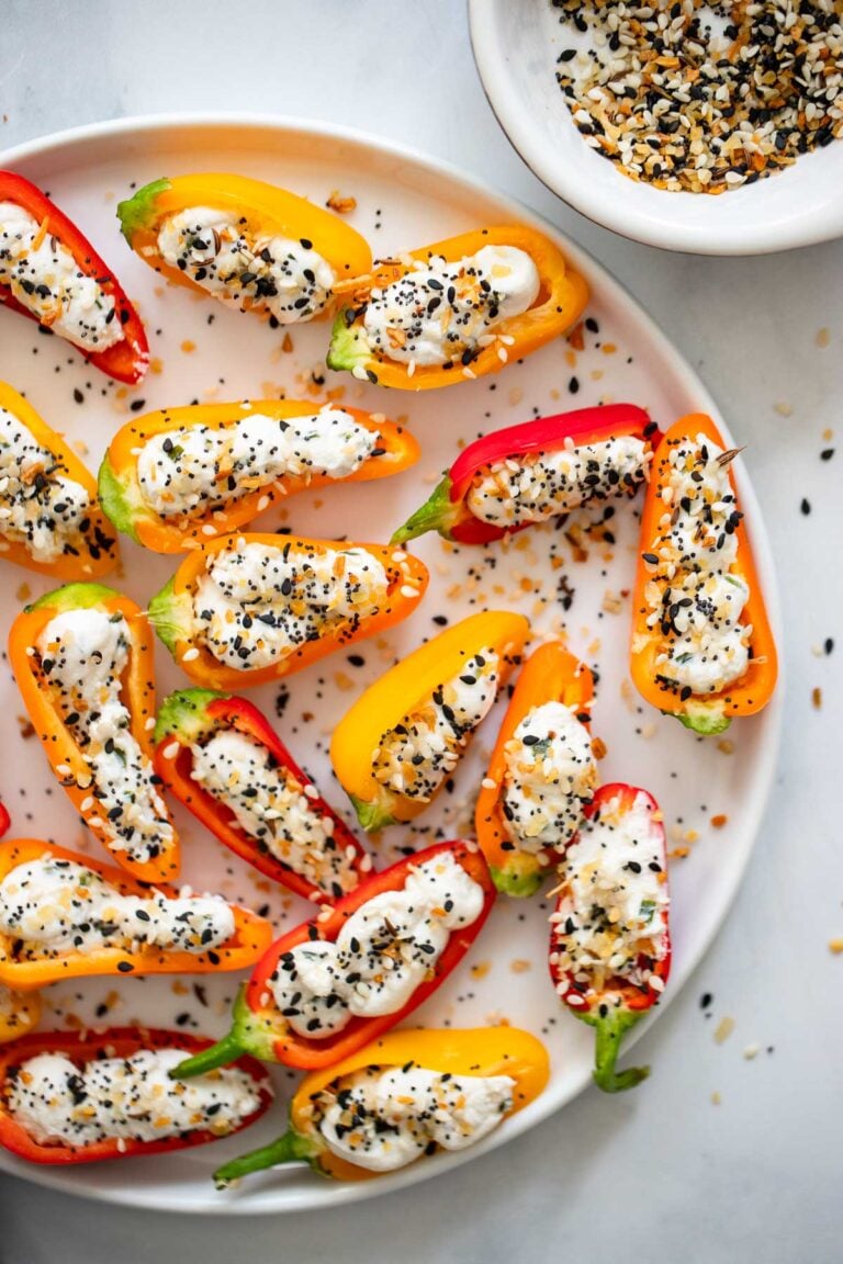 Cream Cheese Stuffed Peppers Dietitian Debbie Dishes