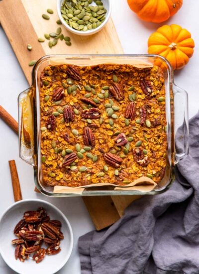 Pumpkin Baked Oatmeal
