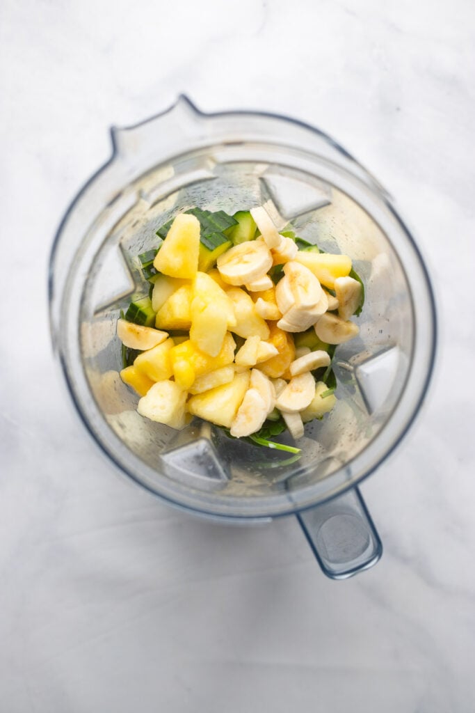 how to make pineapple and cucumber smoothie