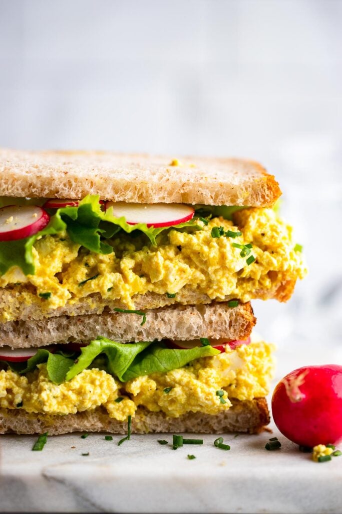 Easy Tofu Egg Salad | Dietitian Debbie Dishes