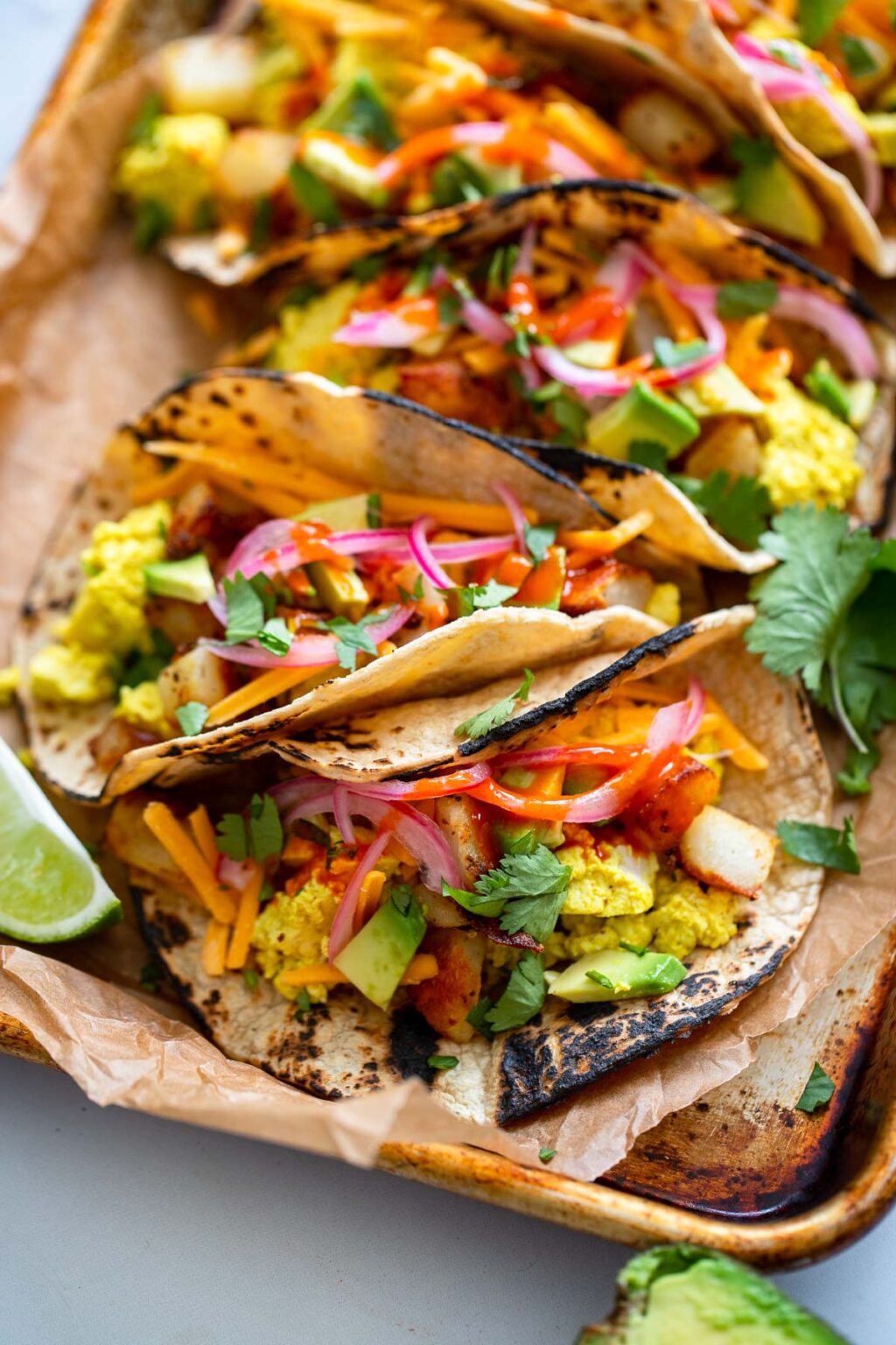 Easy Vegan Breakfast Tacos | Dietitian Debbie Dishes