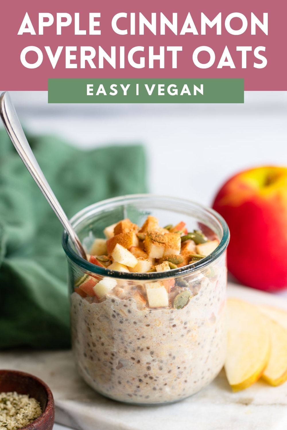 Apple and Cinnamon Overnight Oats Dietitian Debbie Dishes
