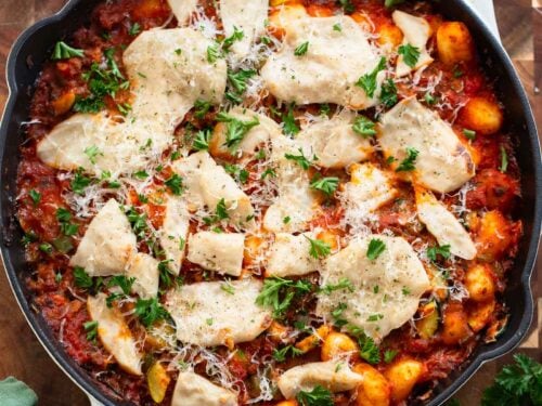 Easy Gnocchi Skillet | Dietitian Debbie Dishes